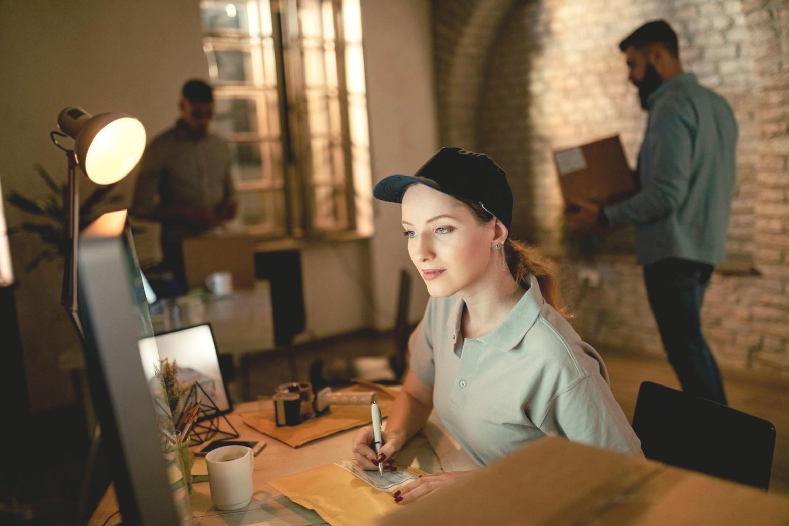 Advanced content optimization workshop session with participants analyzing performance metrics